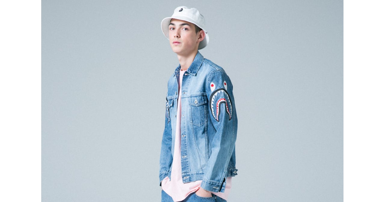 【スノウ】A BATHING APE スタジャン Sサイズ ライトブルー A BATHING APE® -Men's- 2017年春夏 | 画像27枚 - FASHIONSNAP